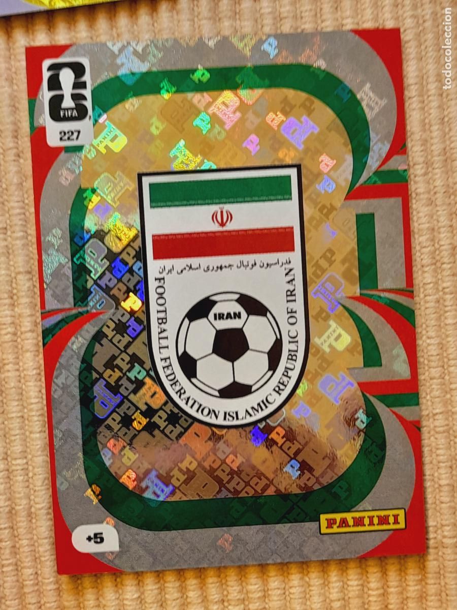 Cromos de F&uacute;tbol: CARD 227 ESCUDO IRAN. FIFA WORLD CUP 2026 ADRENALYN XL