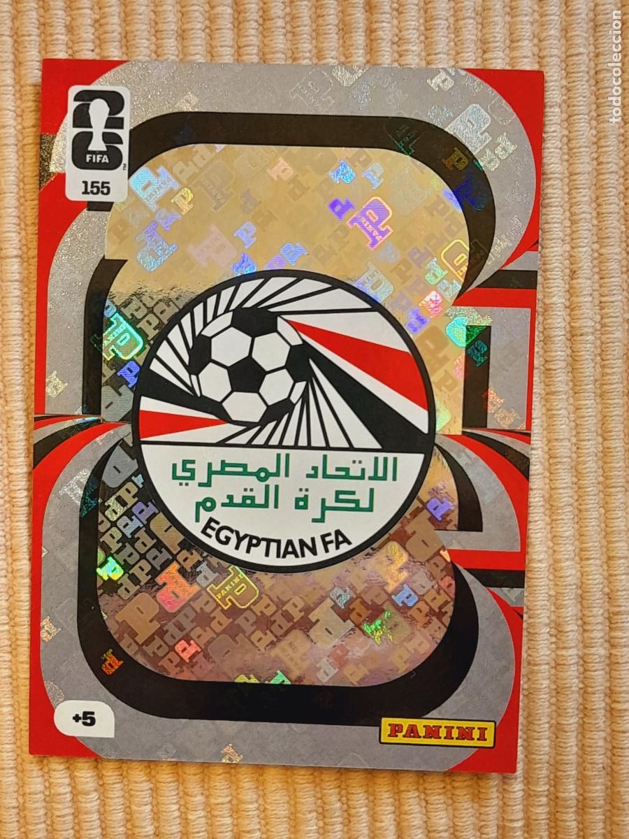Cromos de F&uacute;tbol: CARD 155 ESCUDO EGIPTO. FIFA WORLD CUP 2026 ADRENALYN XL