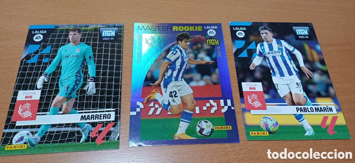 Cromos de F&uacute;tbol: Marrero y Pablo Marin - Real Sociedad