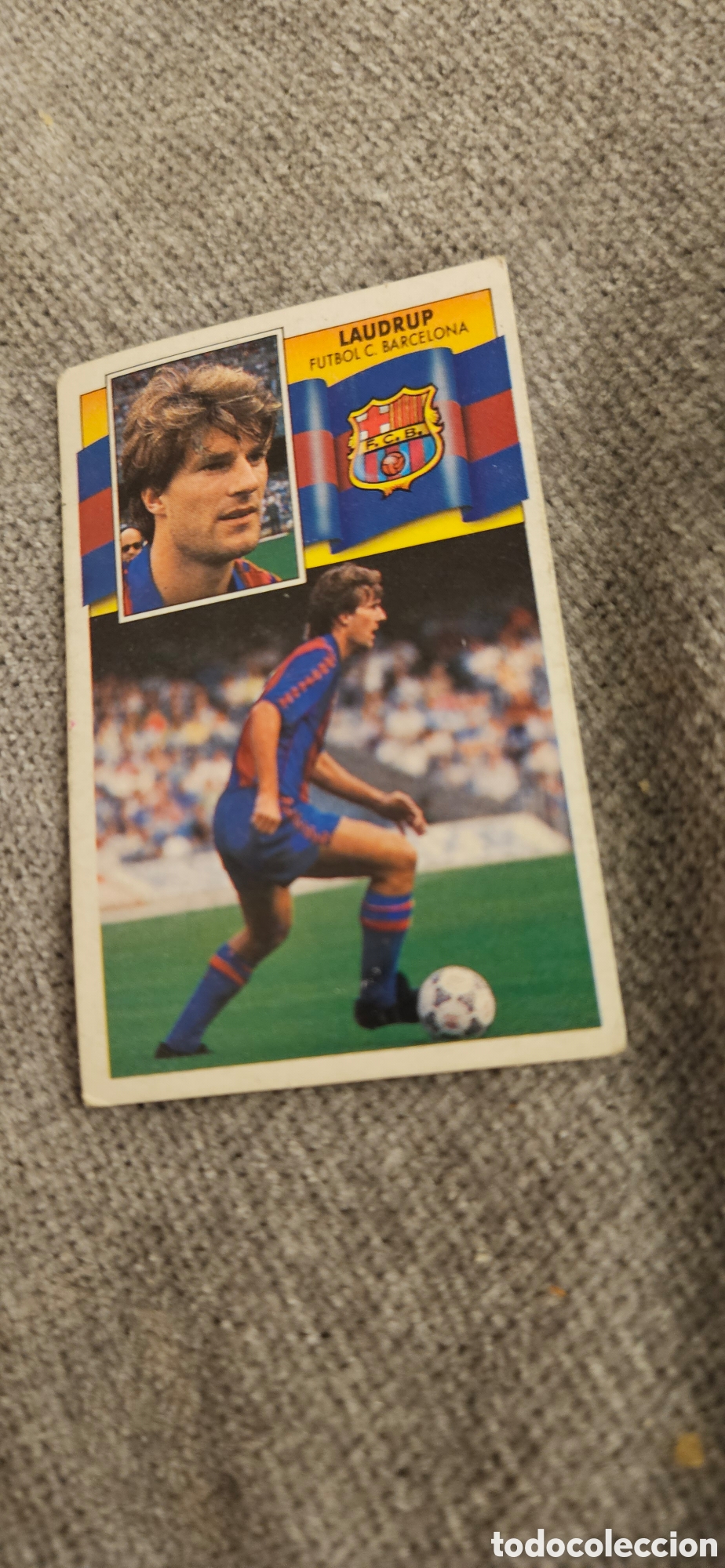 Cromos de F&uacute;tbol: Laudrup Barcelona este 1990 1991 90 91