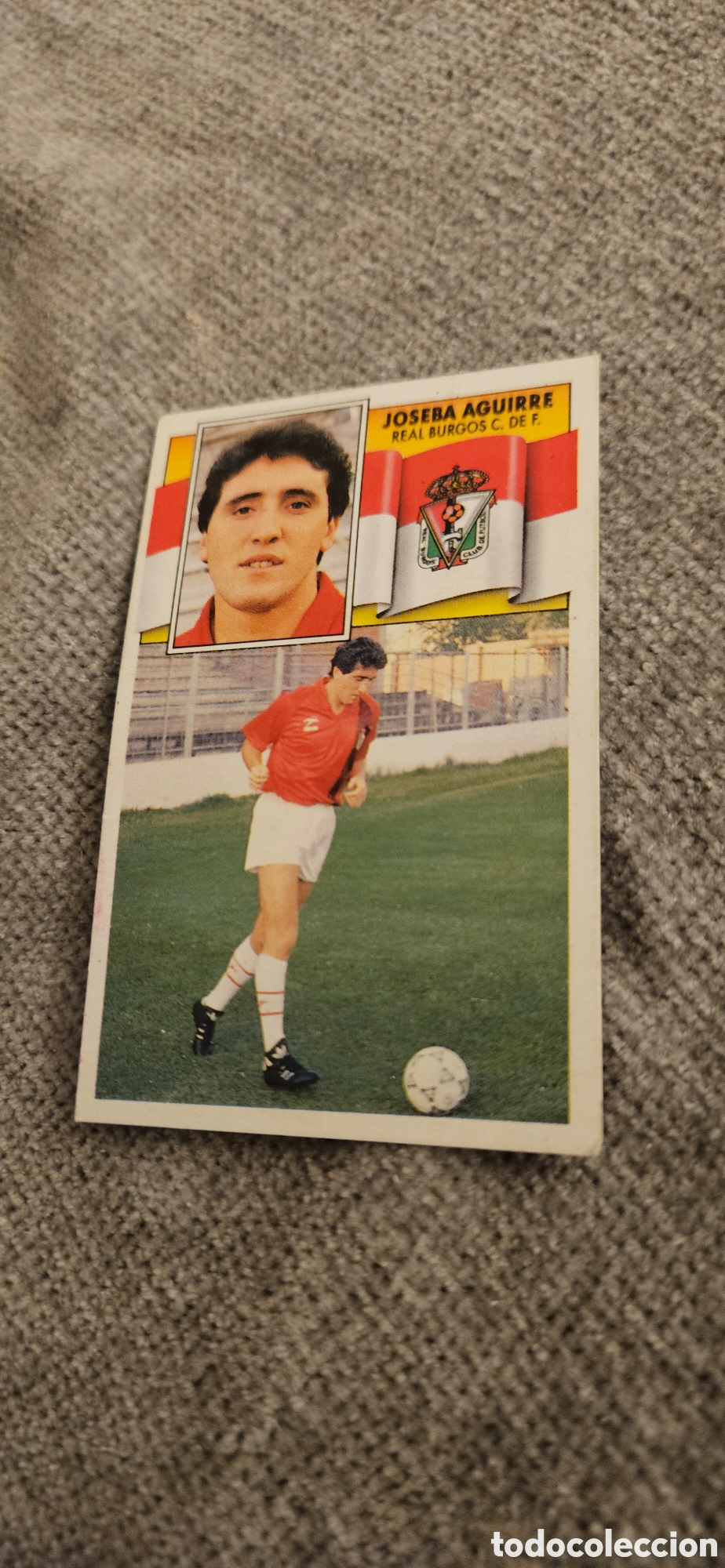 Cromos de F&uacute;tbol: Joseba Aguirre Fichaje 23 este 1990 1991 90 91