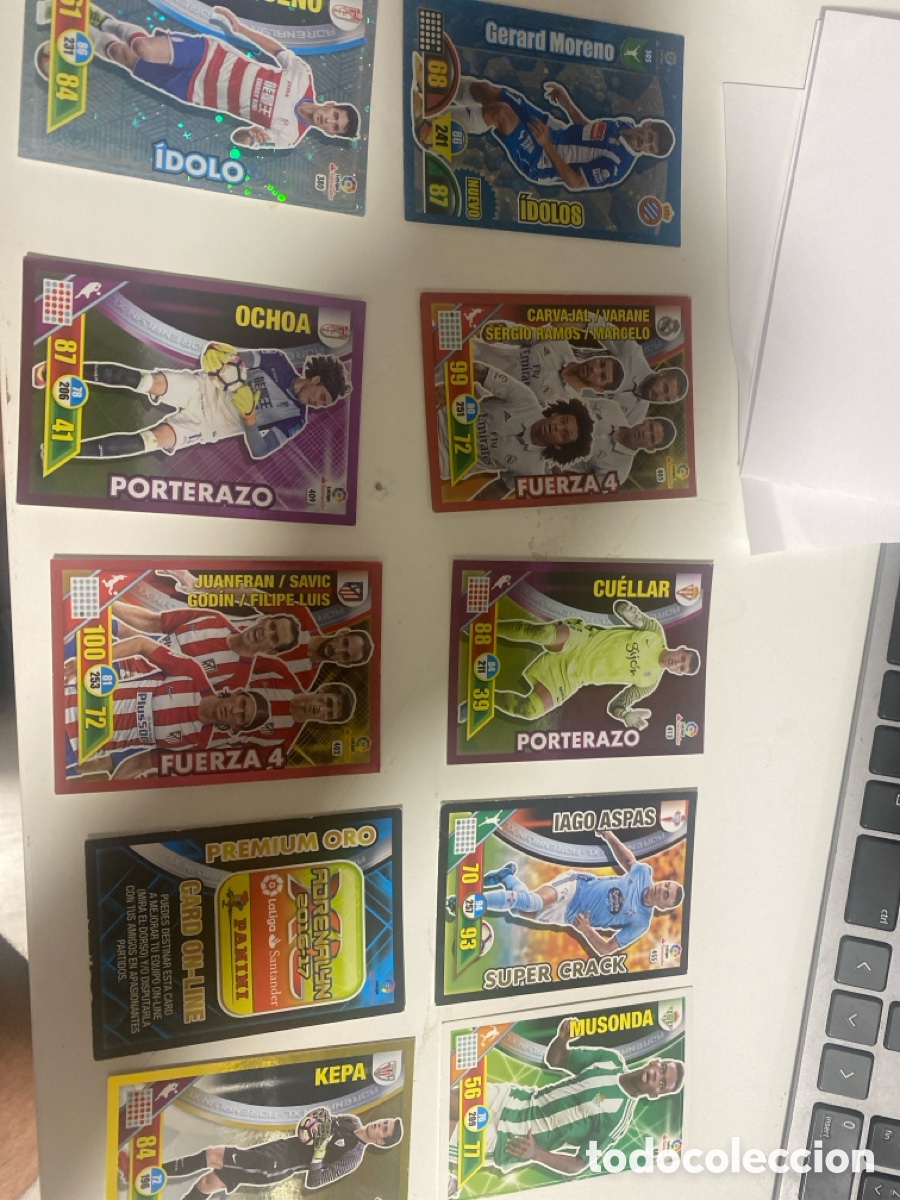 Cromos de F&uacute;tbol: Lote de cromos Adrenalin XL buenos y de diferentes tipo