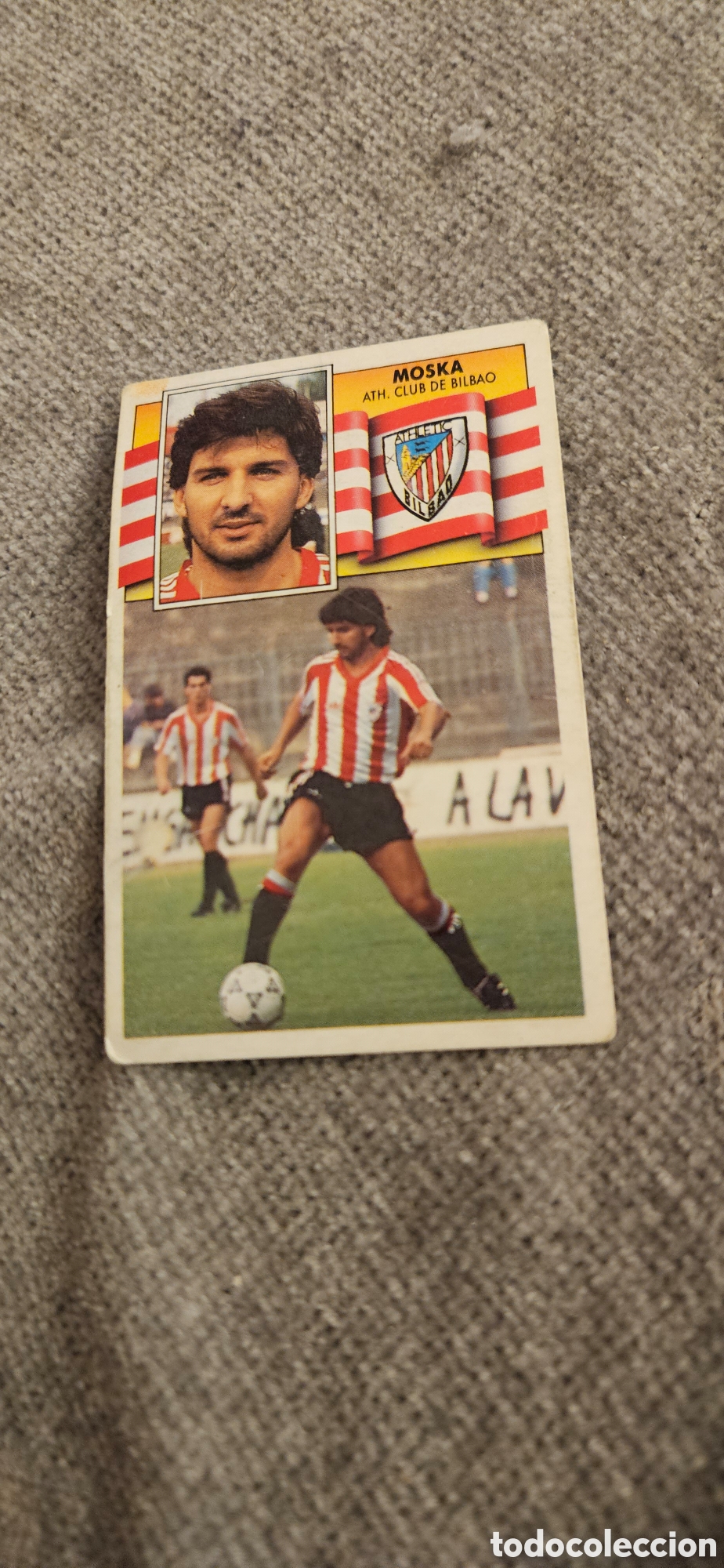 Cromos de F&uacute;tbol: Moska athletic de Bilbao este Fichaje 8 1990 1991 90 91