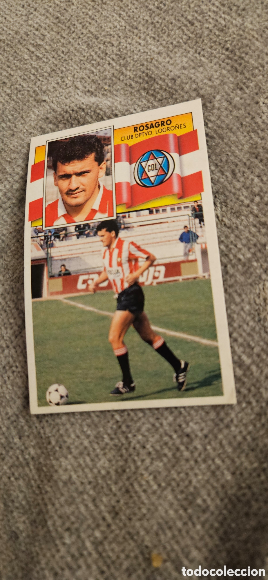 Cromos de F&uacute;tbol: Rosagro este 1990 1991 90 91 logro&ntilde;es