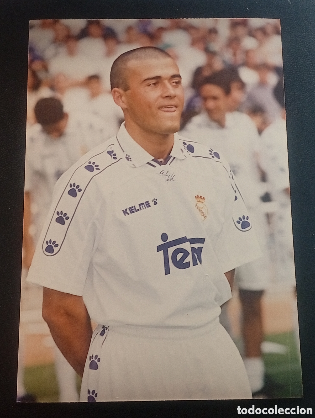 Cromos de F&uacute;tbol: foto kodak LUIS ENRIQUE REAL MADRID ESPA&Ntilde;A SPAIN FOTOGRAFIA NO CROMOS PANINI TOPPS BARCELONA KELME