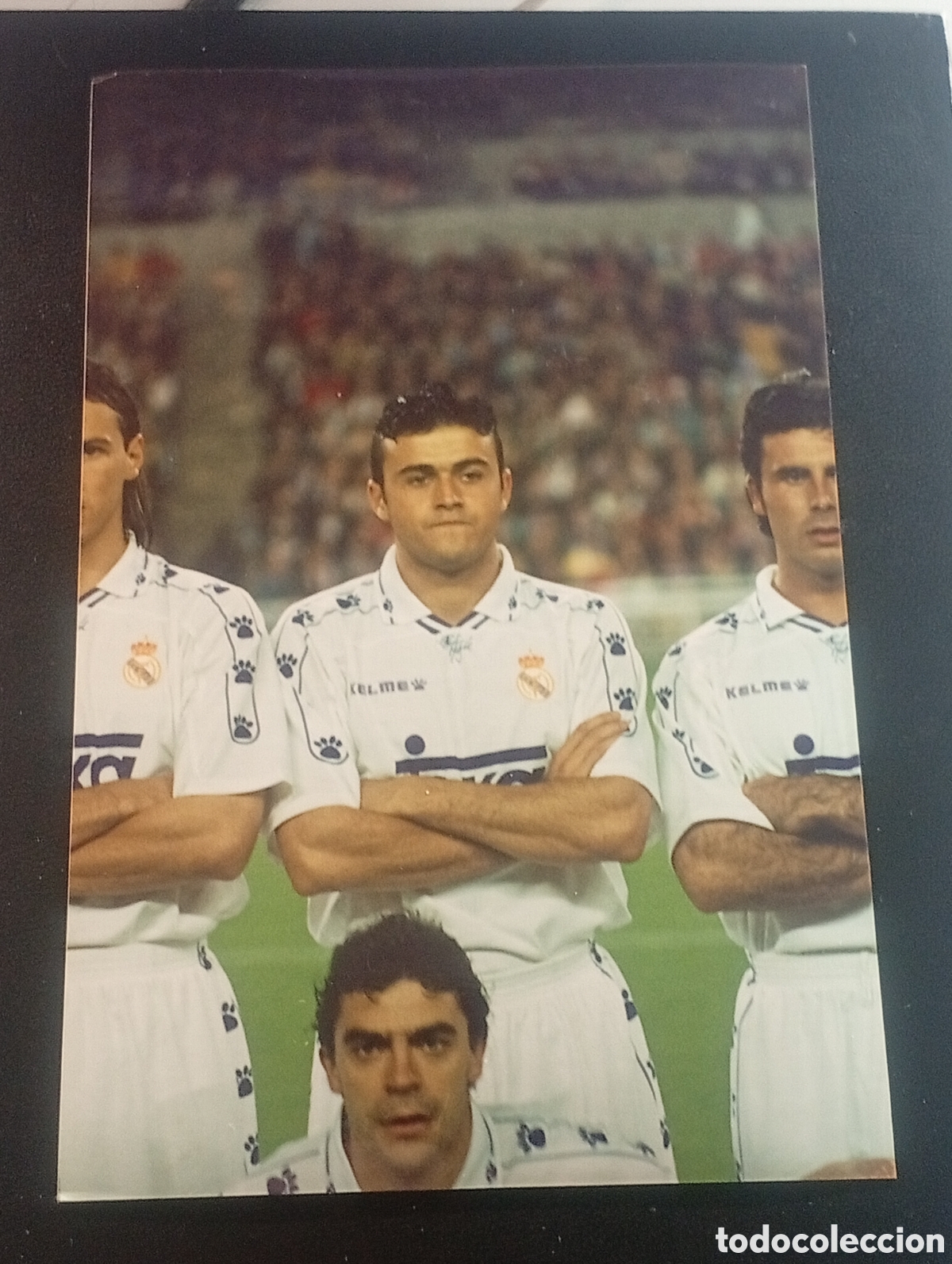 Cromos de F&uacute;tbol: foto kodak LUIS ENRIQUE REAL MADRID ESPA&Ntilde;A SPAIN FOTOGRAFIA NO CROMOS PANINI TOPPS BARCELONA KELME