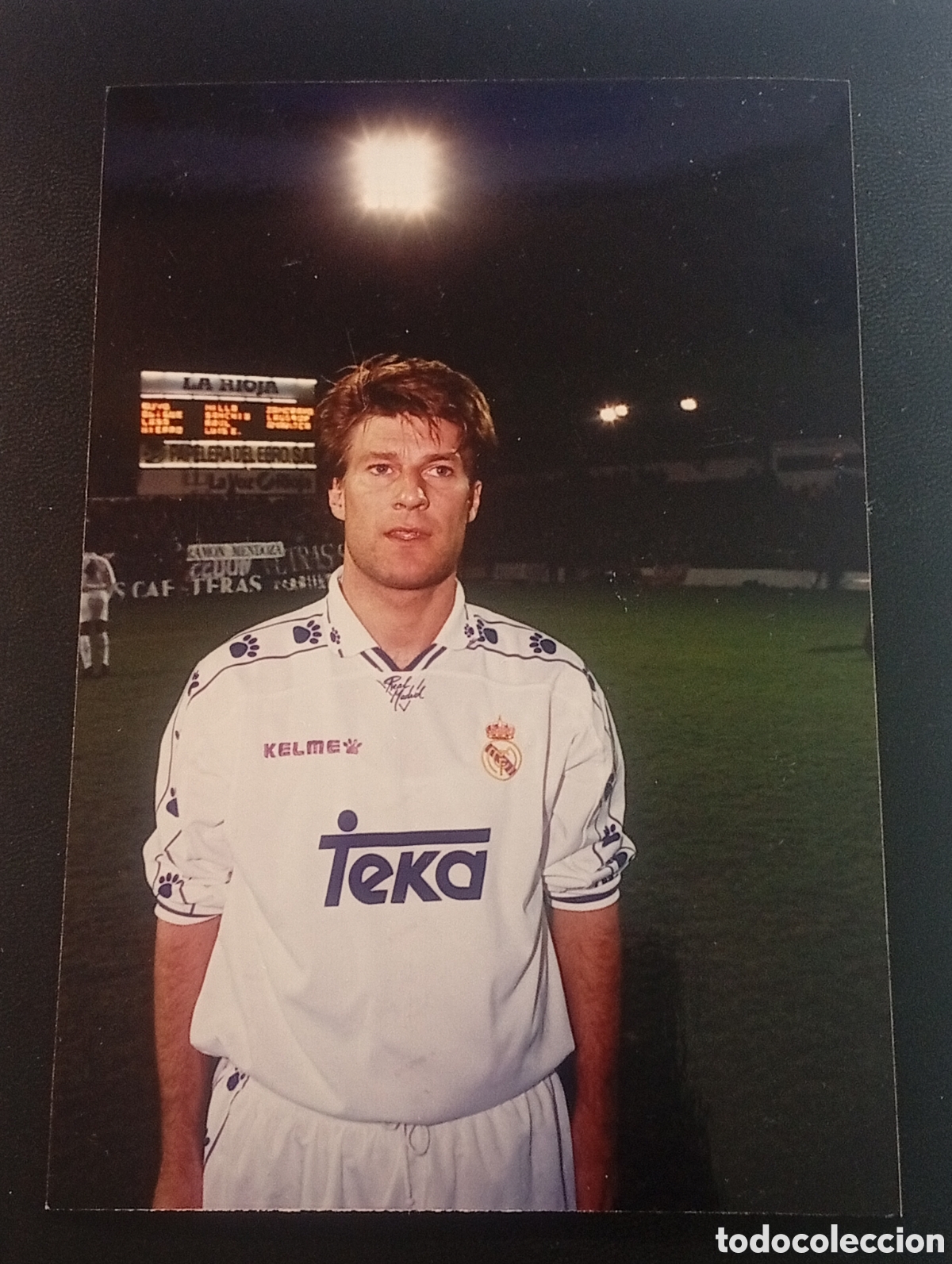Cromos de F&uacute;tbol: foto kodak LAUDRUP REAL MADRID DINAMARCA FOTOGRAFIA NO CROMOS PANINI TOPPS BARCELONA KELME