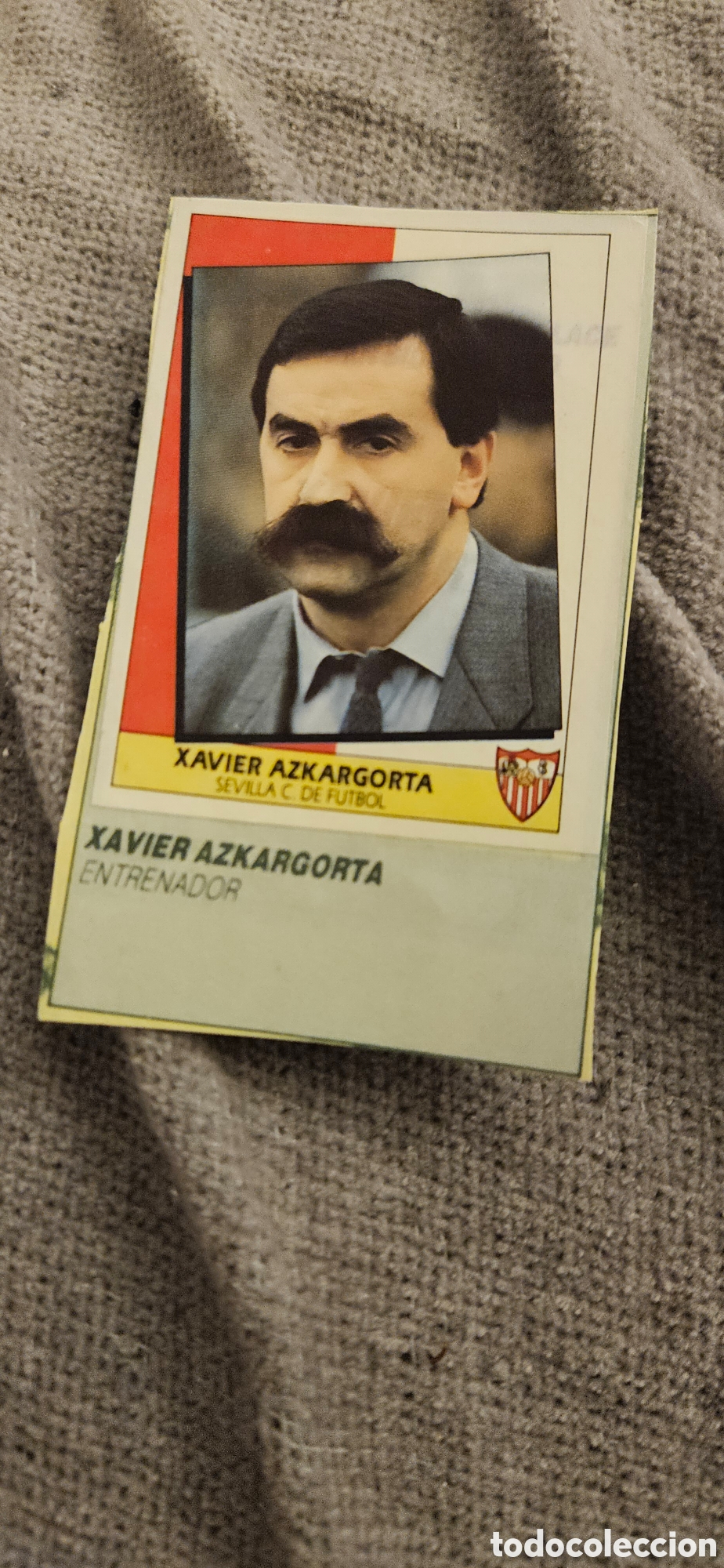 Cromos de F&uacute;tbol: Azkargorta Sevilla coloca este 1987 1988 87 88