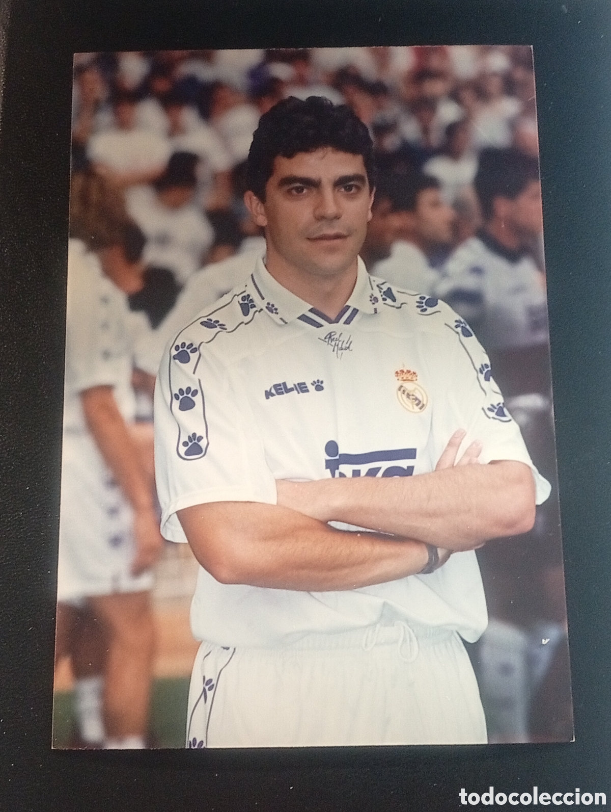 Cromos de F&uacute;tbol: foto kodak SANCHIS REAL MADRID ESPA&Ntilde;A SPAIN FOTOGRAFIA NO CROMOS PANINI TOPPS MEGACRACKS MUNDICROMO