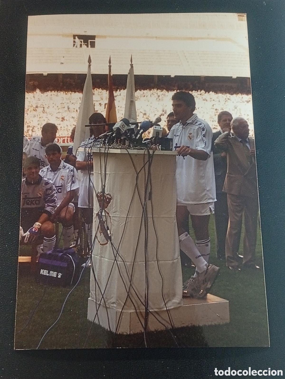 Cromos de F&uacute;tbol: foto kodak SANCHIS REAL MADRID ESPA&Ntilde;A SPAIN FOTOGRAFIA NO CROMOS PANINI TOPPS MEGACRACKS MUNDICROMO