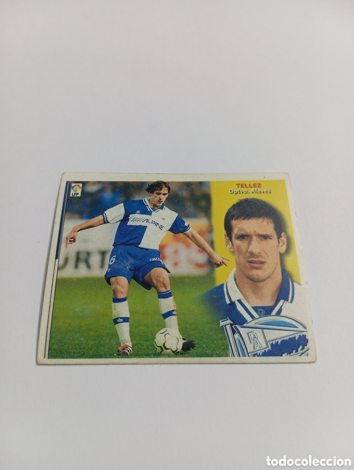 Cromos de F&uacute;tbol: TELLEZ Alav&eacute;s LIGA ESTE 2002 2003 PANINI 02 03