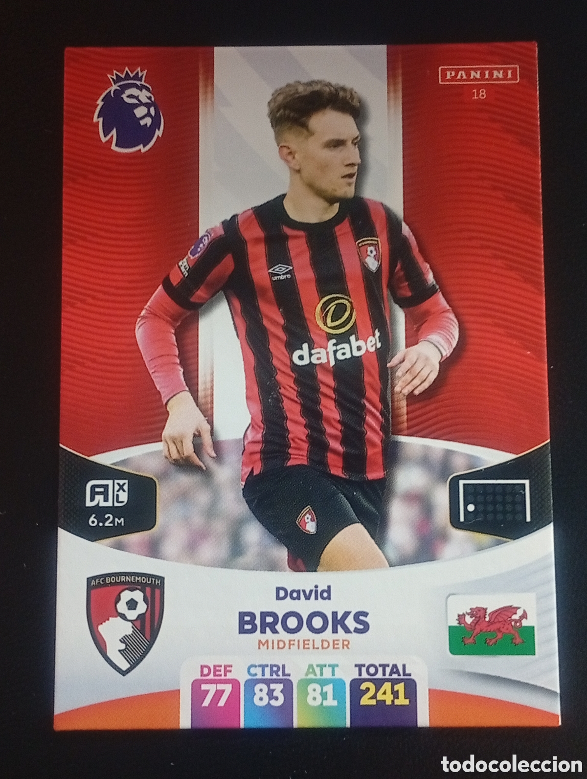 Cromos de F&uacute;tbol: 18 BROOKS BOURNEMOUTH 2023 2024 ADRENALYN XL PREMIER LEAGUE PANINI CROMOS CARDS TOPPS