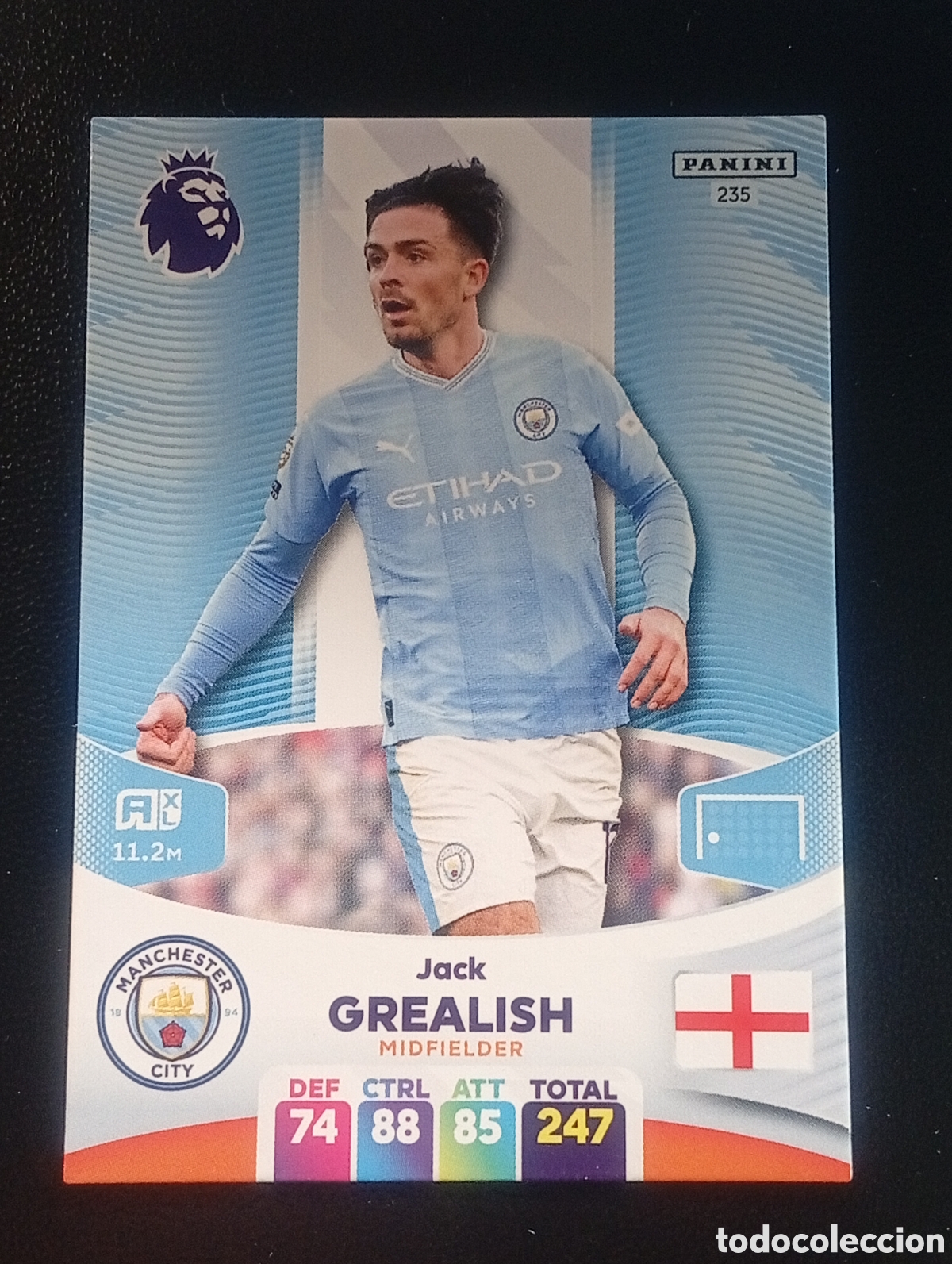 Cromos de F&uacute;tbol: 235 JACK GREALISH MANCHESTER CITY 2023 2024 ADRENALYN XL PREMIER LEAGUE PANINI CROMOS CARDS TOPPS