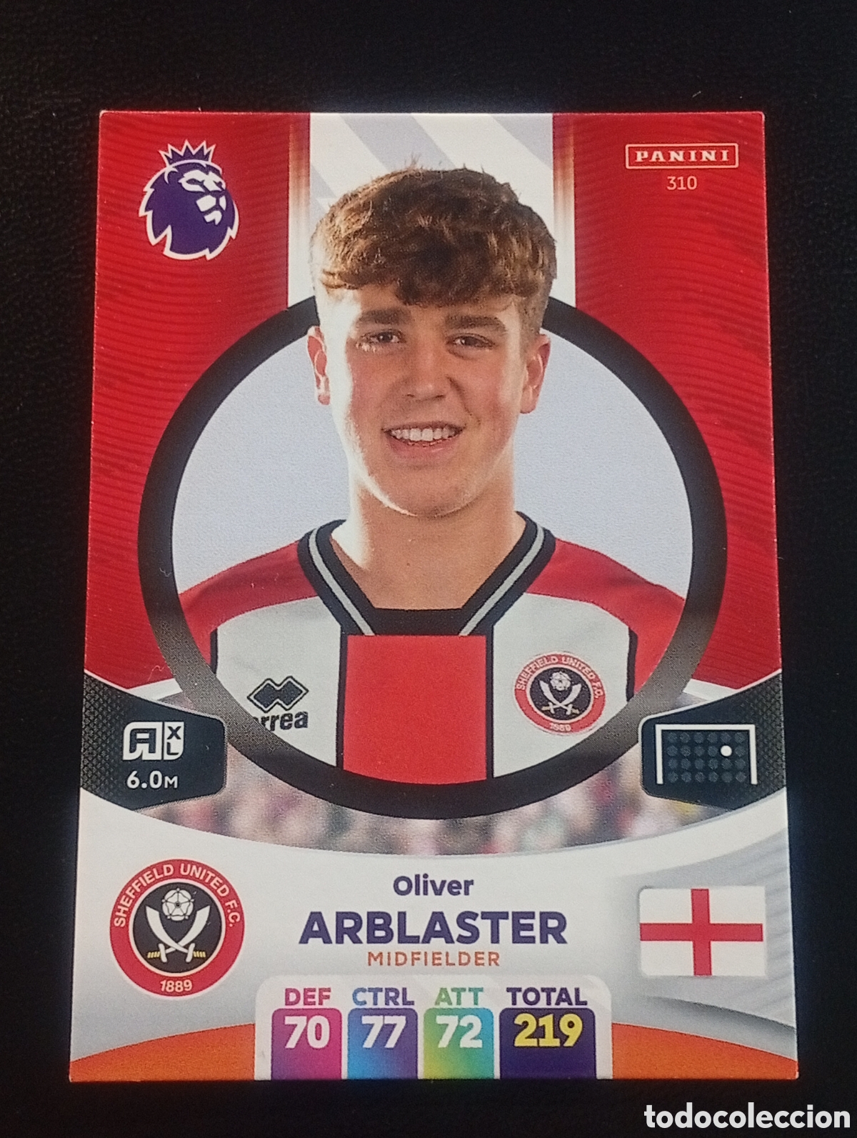 Cromos de F&uacute;tbol: 310 ARBLASTER SHEFFIELD 2023 2024 ADRENALYN XL PREMIER LEAGUE PANINI CROMOS CARDS TOPPS