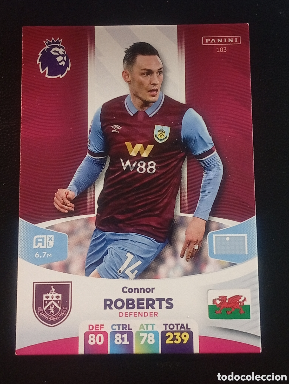 Cromos de F&uacute;tbol: 103 ROBERTS BURNLEY 2023 2024 ADRENALYN XL PREMIER LEAGUE PANINI CROMOS CARDS TOPPS