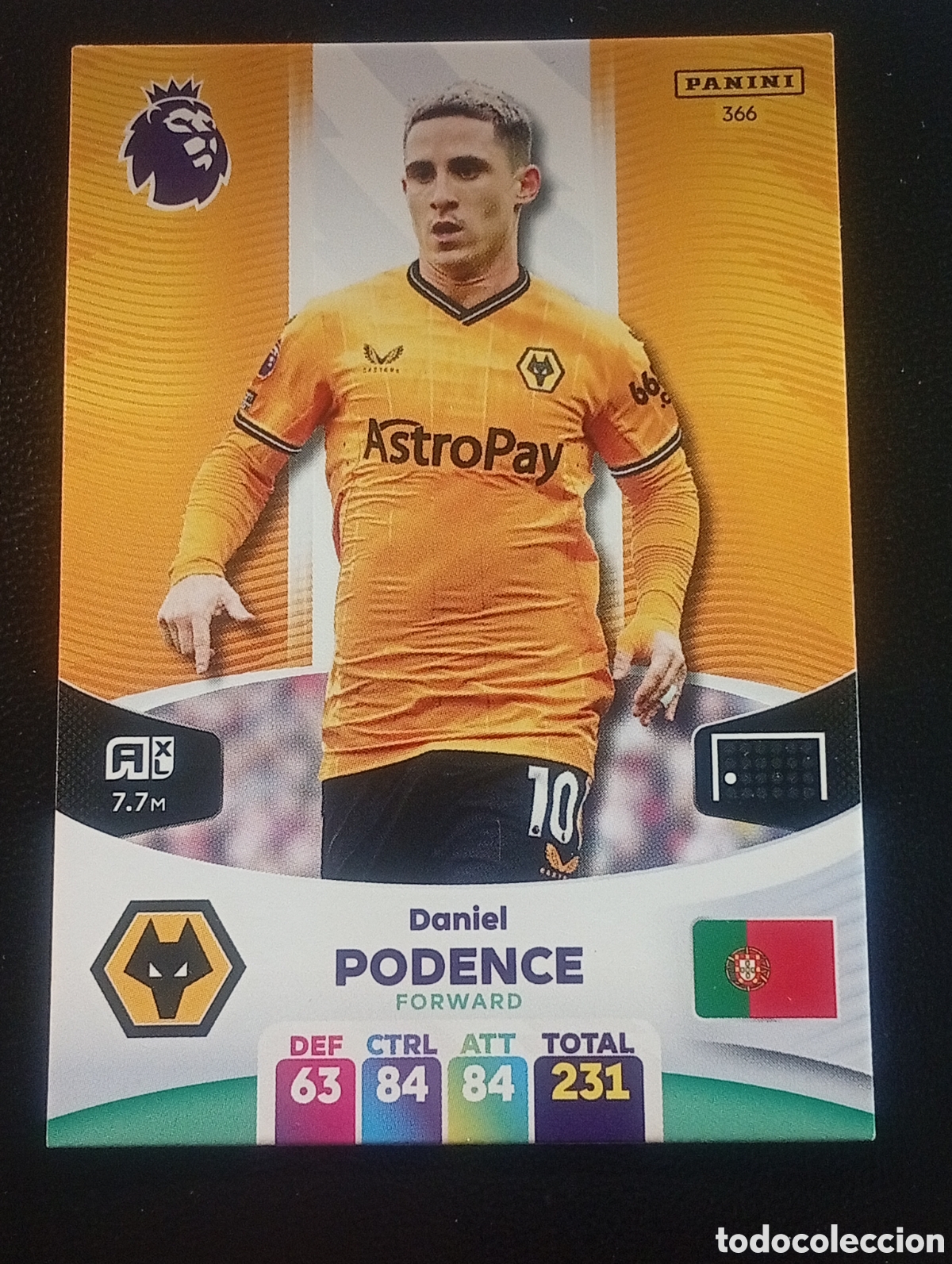 Cromos de F&uacute;tbol: 366 PODENCE WOLVERHAMPTON 2023 2024 ADRENALYN XL PREMIER LEAGUE PANINI CROMOS CARDS TOPPS