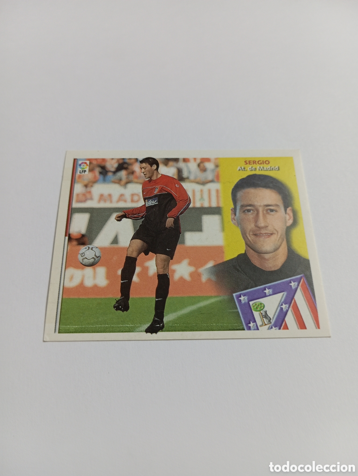 Cromos de F&uacute;tbol: SERGIO BAJA Atl&eacute;tico de Madrid LIGA ESTE 2002 2003 PANINI 02 03