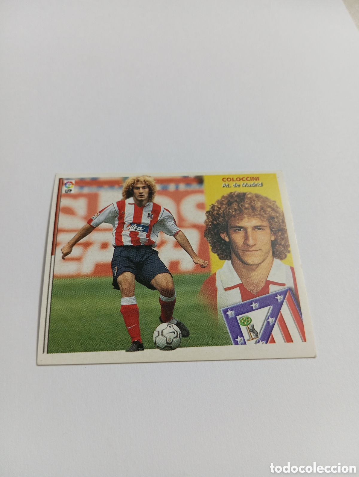 Cromos de F&uacute;tbol: COLOCCINI Atl&eacute;tico de Madrid LIGA ESTE 2002 2003 PANINI 02 03