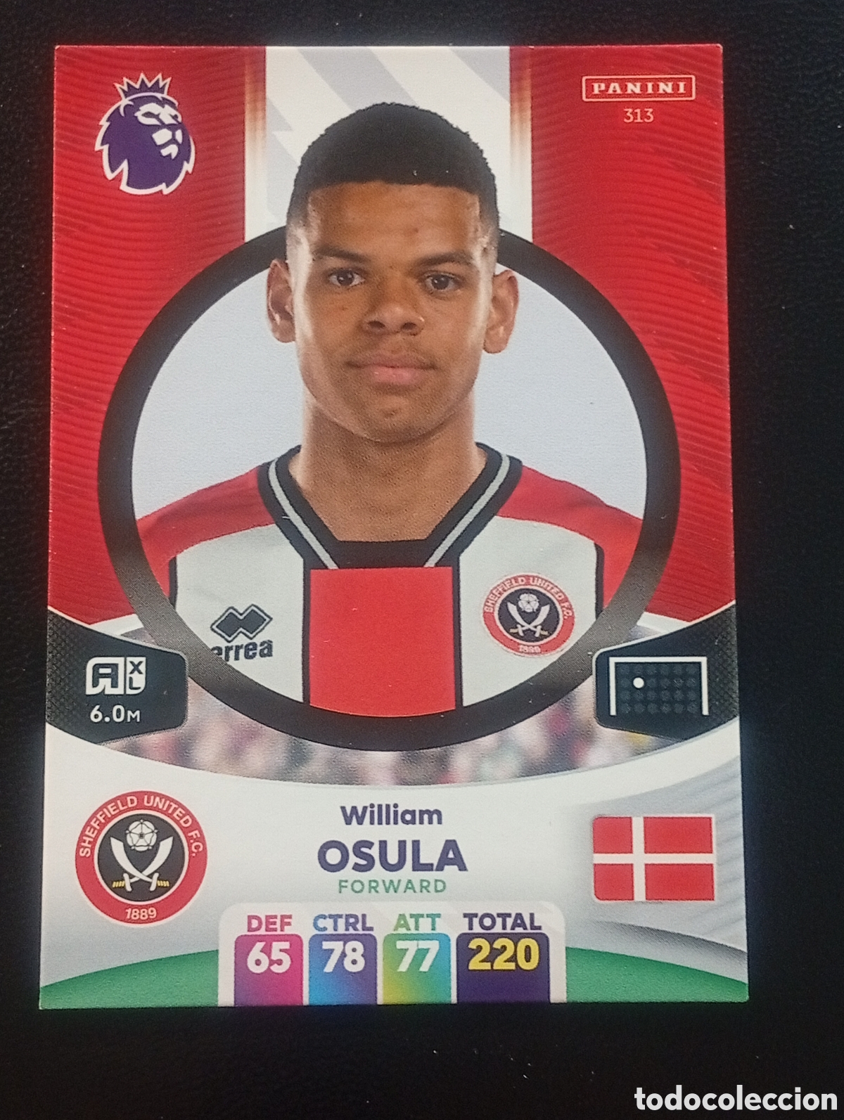 Cromos de F&uacute;tbol: 313 OSULA SHEFFIELD 2023 2024 ADRENALYN XL PREMIER LEAGUE PANINI CROMOS CARDS TOPPS