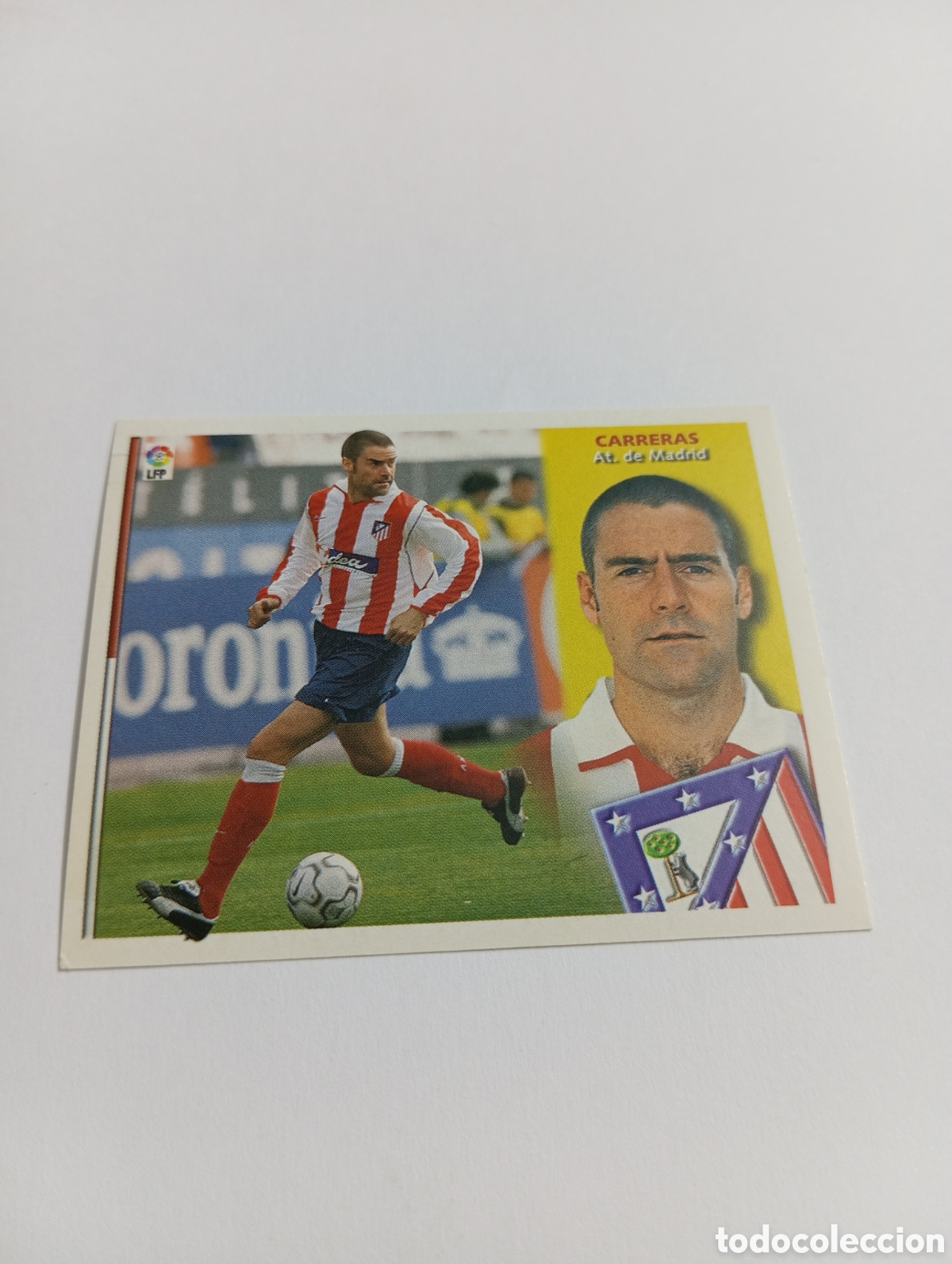Cromos de F&uacute;tbol: CARRERAS Atl&eacute;tico de Madrid LIGA ESTE 2002 2003 PANINI 02 03