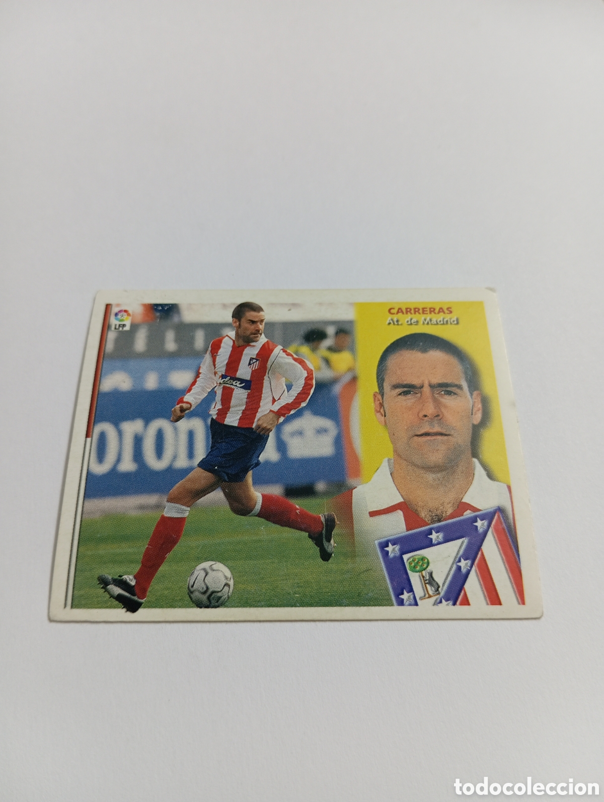 Cromos de F&uacute;tbol: CARRERAS Atl&eacute;tico de Madrid LIGA ESTE 2002 2003 PANINI 02 03