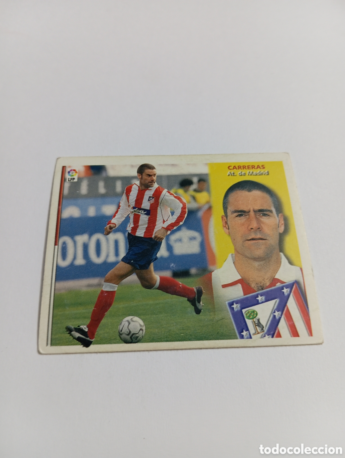 Cromos de F&uacute;tbol: CARRERAS Atl&eacute;tico de Madrid LIGA ESTE 2002 2003 PANINI 02 03