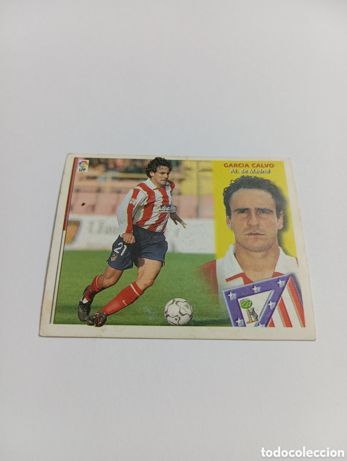 Cromos de F&uacute;tbol: GARC&Iacute;A CALVO Atl&eacute;tico de Madrid LIGA ESTE 2002 2003 PANINI 02 03