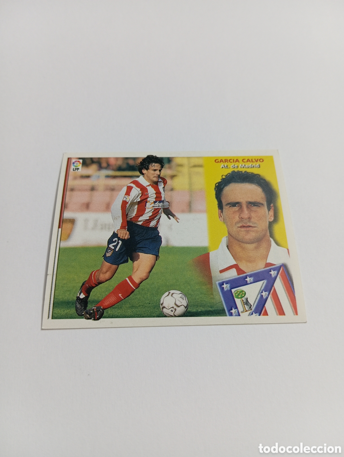 Cromos de F&uacute;tbol: GARC&Iacute;A CALVO Atl&eacute;tico de Madrid LIGA ESTE 2002 2003 PANINI 02 03