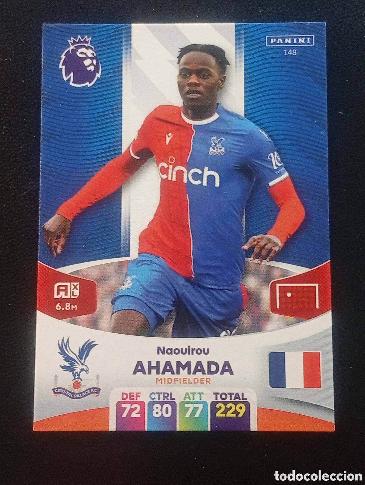 Cromos de F&uacute;tbol: 148 AHAMADA CRYSTAL PALACE 2023 2024 ADRENALYN XL PREMIER LEAGUE PANINI CROMOS CARDS TOPPS