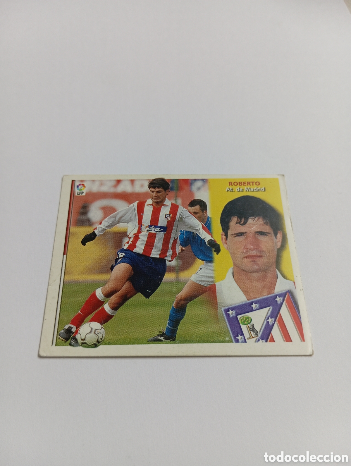 Cromos de F&uacute;tbol: ROBERTO BAJA Atl&eacute;tico de Madrid LIGA ESTE 2002 2003 PANINI 02 03