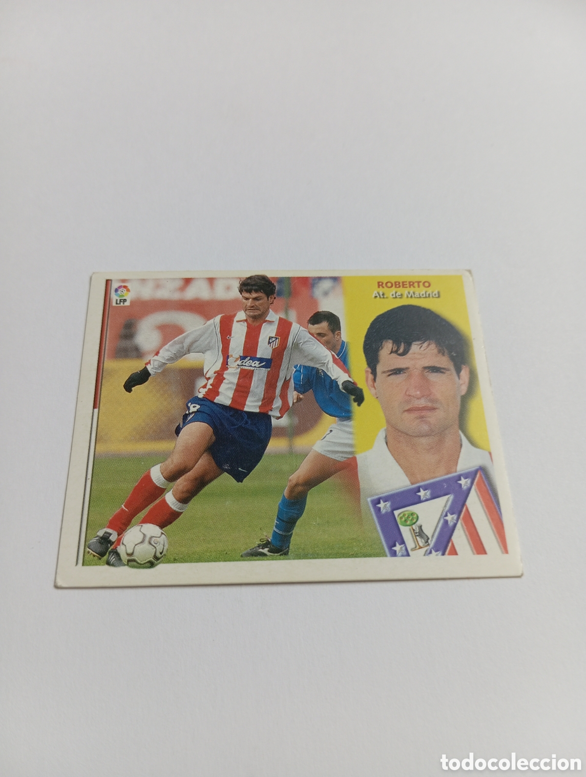 Cromos de F&uacute;tbol: ROBERTO BAJA Atl&eacute;tico de Madrid LIGA ESTE 2002 2003 PANINI 02 03