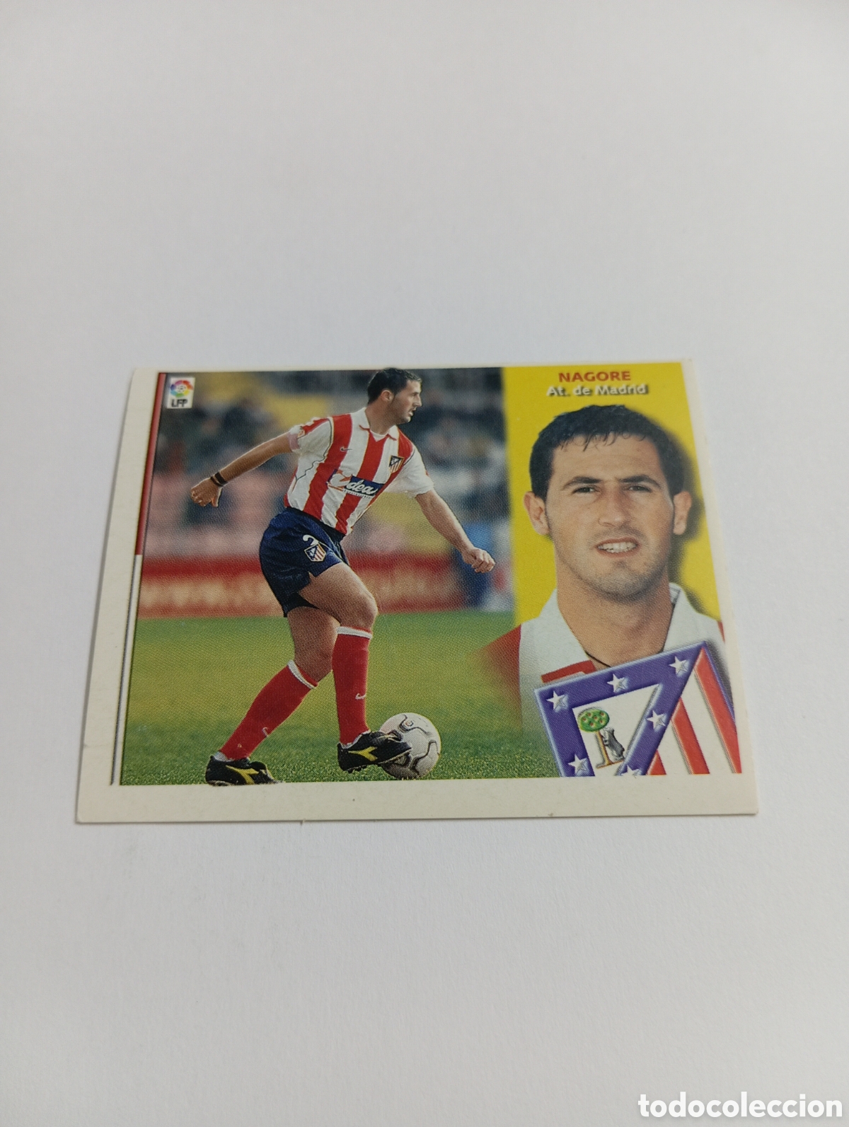 Cromos de F&uacute;tbol: NAGORE Atl&eacute;tico de Madrid LIGA ESTE 2002 2003 PANINI 02 03