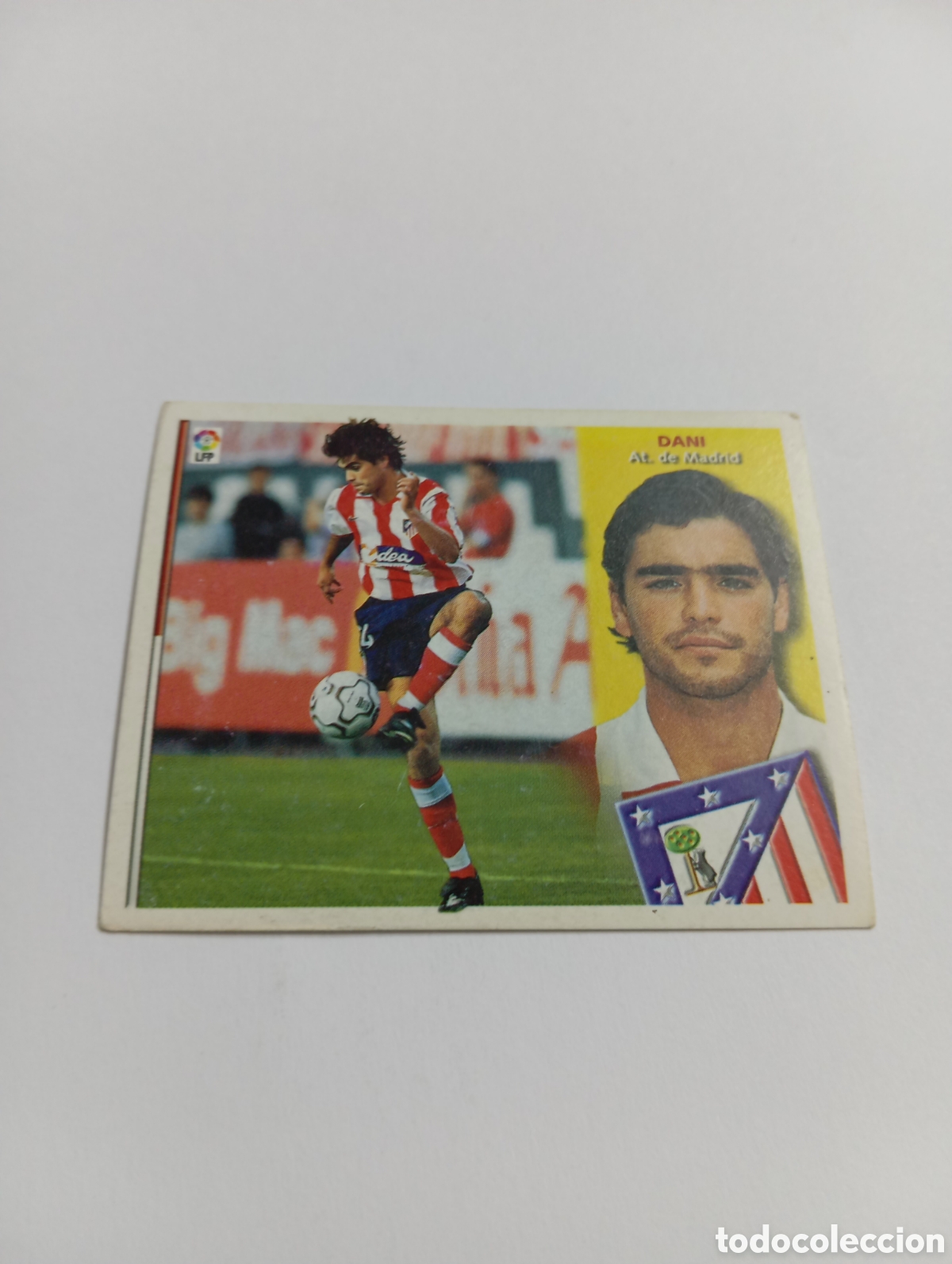 Cromos de F&uacute;tbol: DANI Atl&eacute;tico de Madrid LIGA ESTE 2002 2003 PANINI 02 03