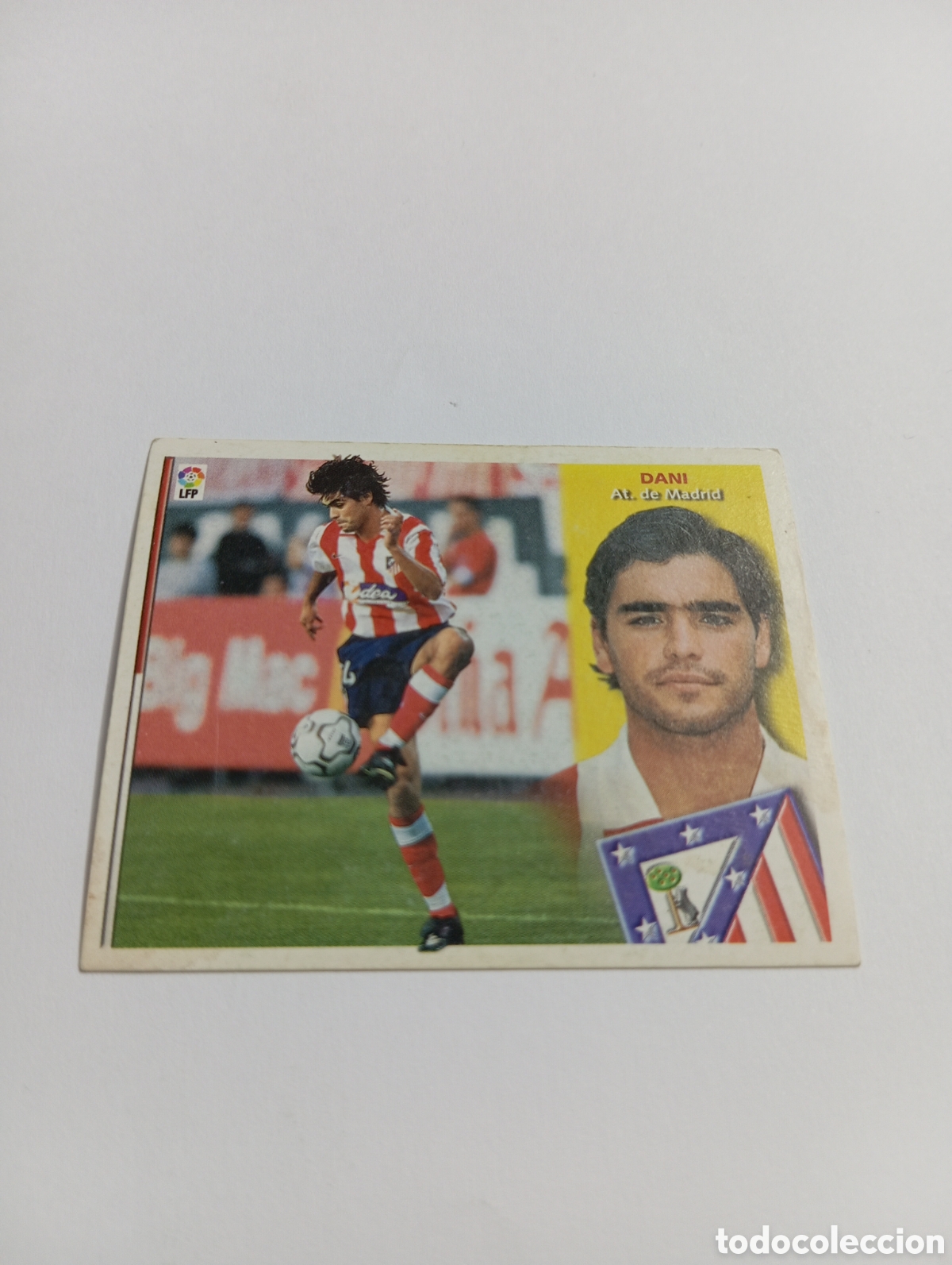 Cromos de F&uacute;tbol: DANI Atl&eacute;tico de Madrid LIGA ESTE 2002 2003 PANINI 02 03