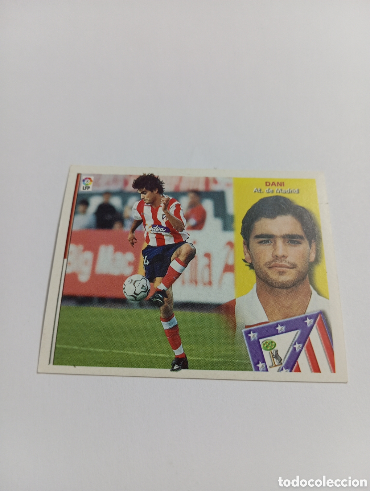 Cromos de F&uacute;tbol: DANI Atl&eacute;tico de Madrid LIGA ESTE 2002 2003 PANINI 02 03