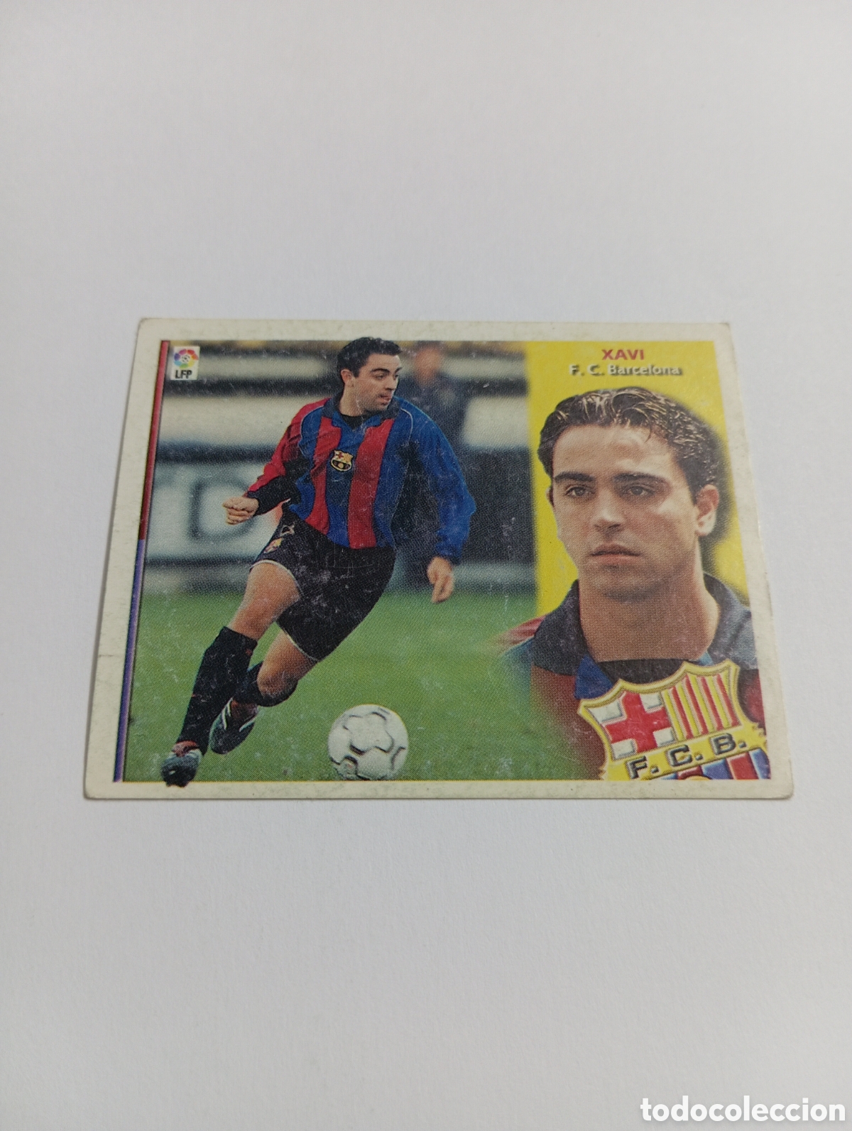 Cromos de F&uacute;tbol: XAVI Barcelona LIGA ESTE 2002 2003 PANINI 02 03