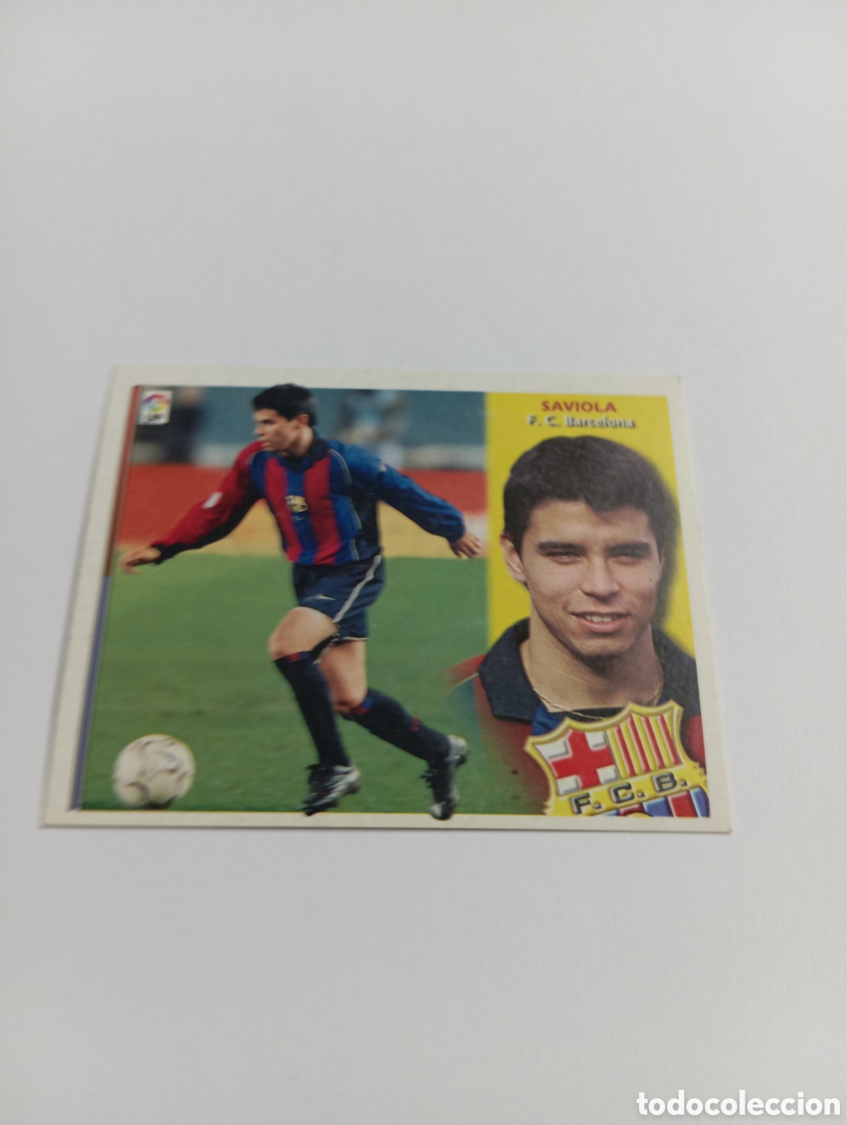 Cromos de F&uacute;tbol: SAVIOLA Barcelona LIGA ESTE 2002 2003 PANINI 02 03