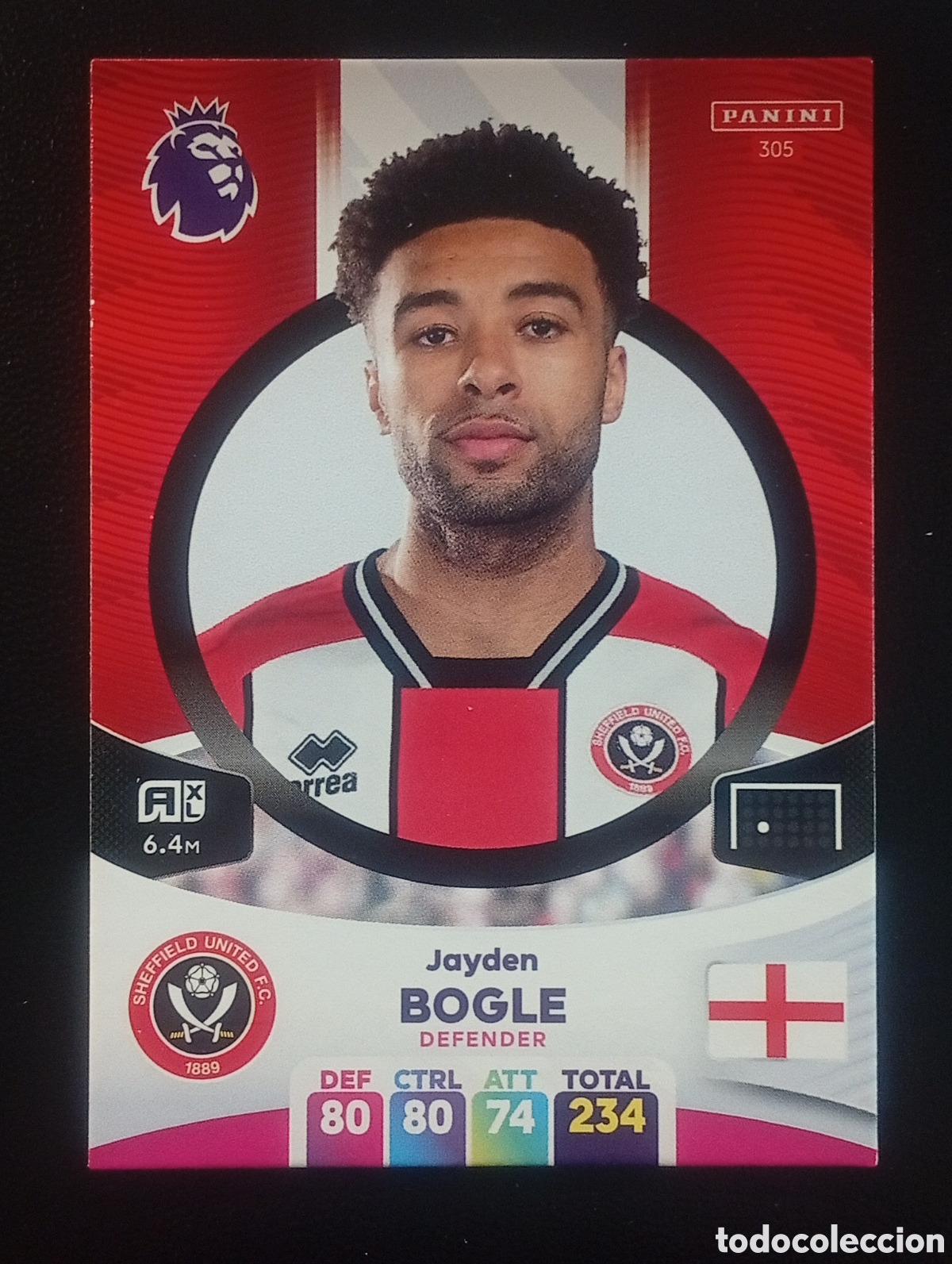 Cromos de F&uacute;tbol: 305 JAYDEN BOGLE SHEFFIELD 2023 2024 ADRENALYN XL PREMIER LEAGUE PANINI CROMOS CARDS TOPPS