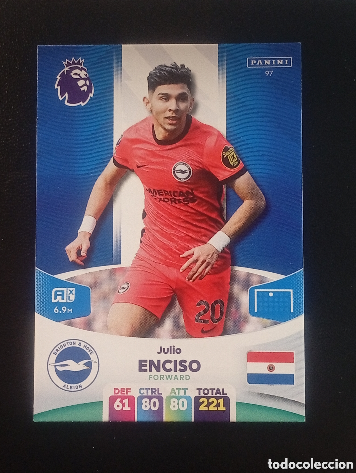 Cromos de F&uacute;tbol: 97 JULIO ENCISO BRIGHTON 2023 2024 ADRENALYN XL PREMIER LEAGUE PANINI CROMOS CARDS TOPPS
