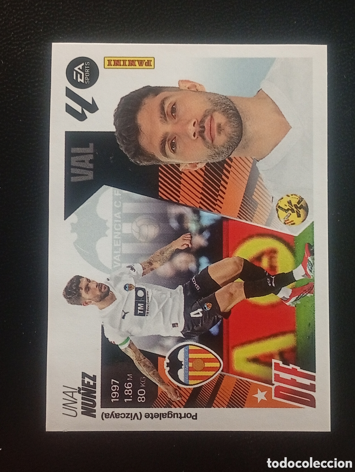 Cromos de F&uacute;tbol: 34 mercado invierno UNAI N&Uacute;&Ntilde;EZ VALENCIA LIGA ESTE 2025 2026 25 26 STICKER ACTUALIZACION TOPPS