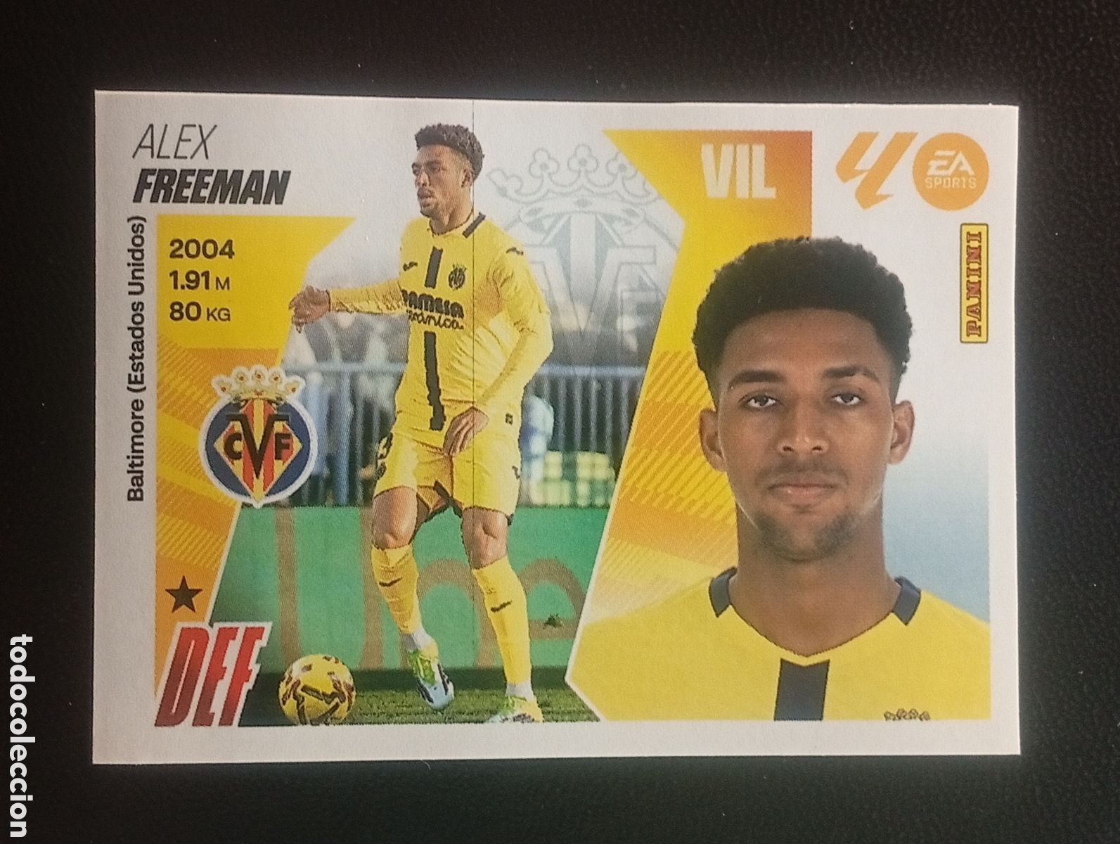 Cromos de F&uacute;tbol: 37 mercado invierno FREEMAN VILLARREAL LIGA ESTE 2025 2026 25 26 STICKER ACTUALIZACION TOPPS