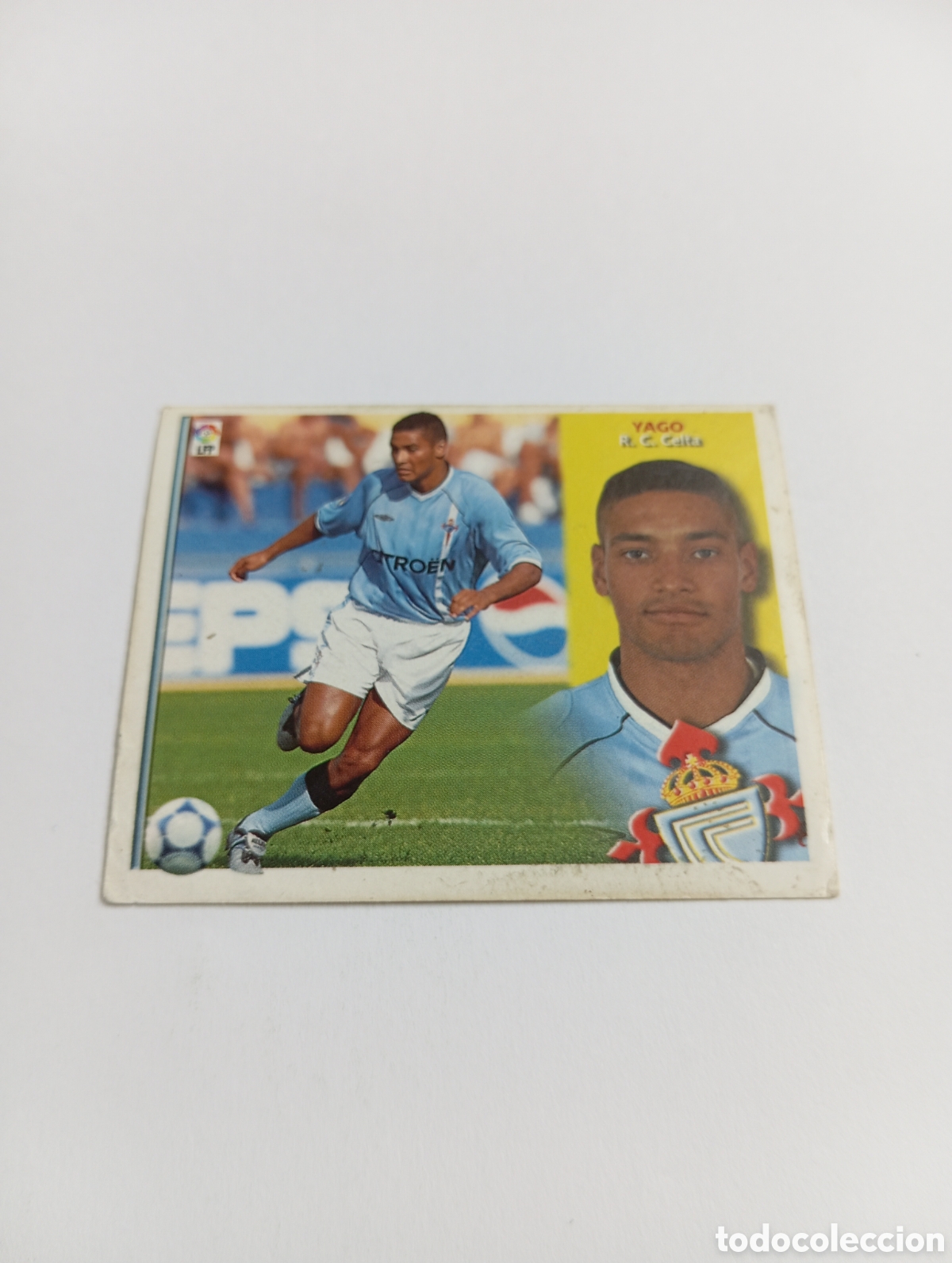 Cromos de F&uacute;tbol: YAGO BAJA Celta LIGA ESTE 2002 2003 PANINI 02 03