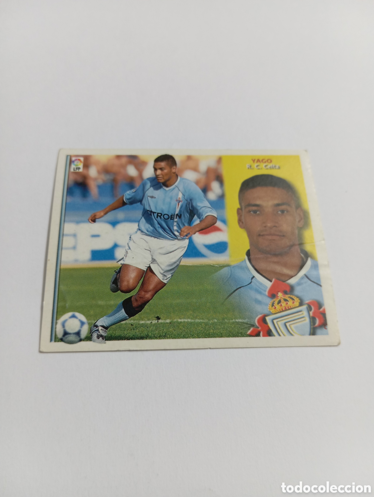 Cromos de F&uacute;tbol: YAGO BAJA Celta LIGA ESTE 2002 2003 PANINI 02 03