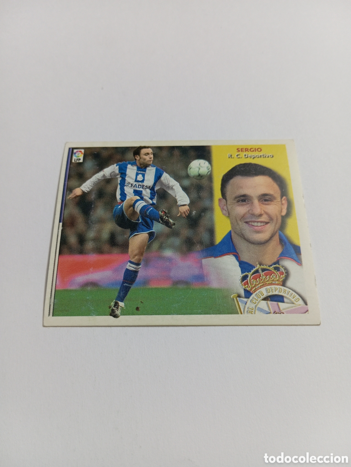 Cromos de F&uacute;tbol: SERGIO Deportivo LIGA ESTE 2002 2003 PANINI 02 03
