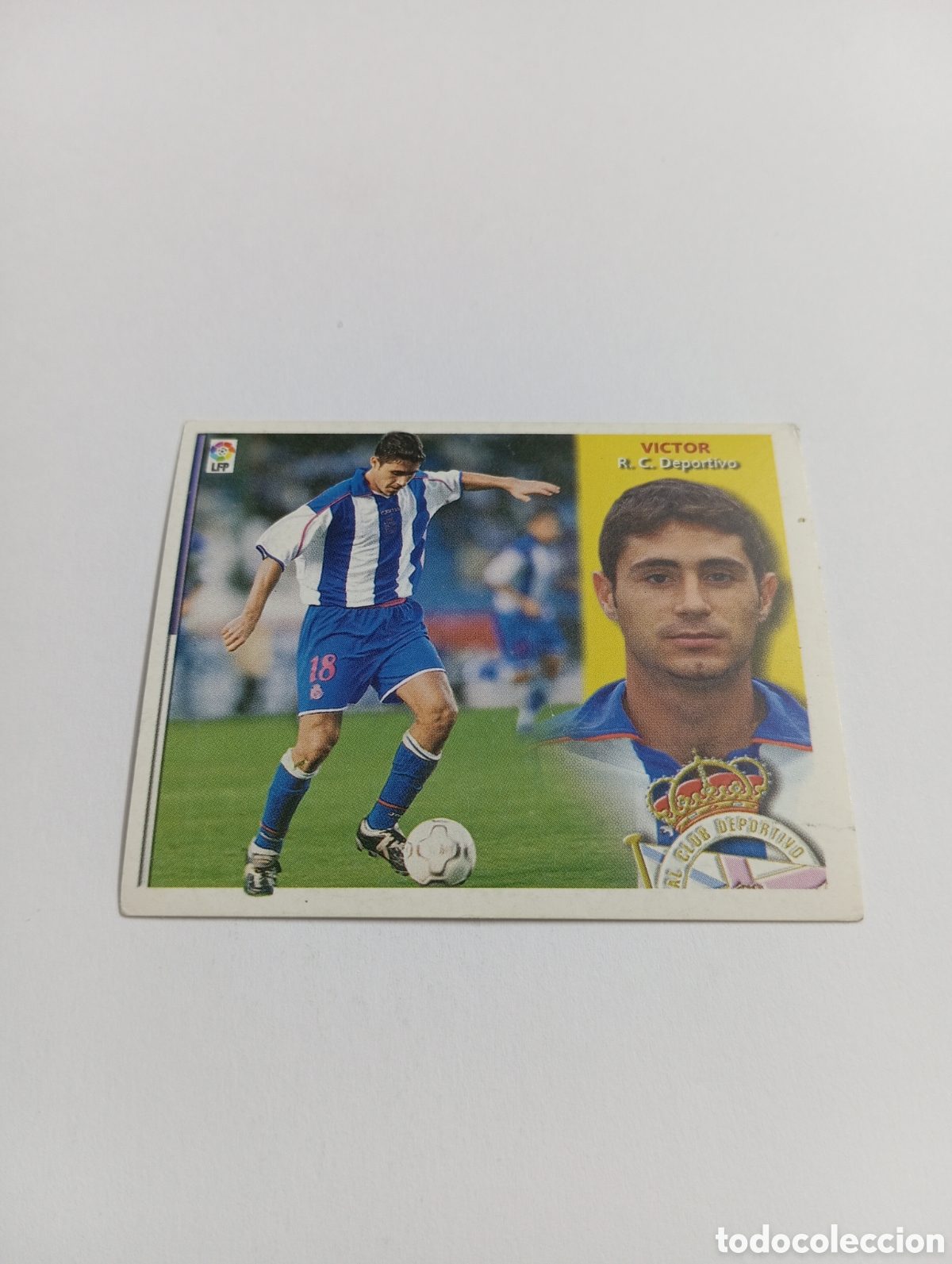 Cromos de F&uacute;tbol: V&Iacute;CTOR Deportivo LIGA ESTE 2002 2003 PANINI 02 03