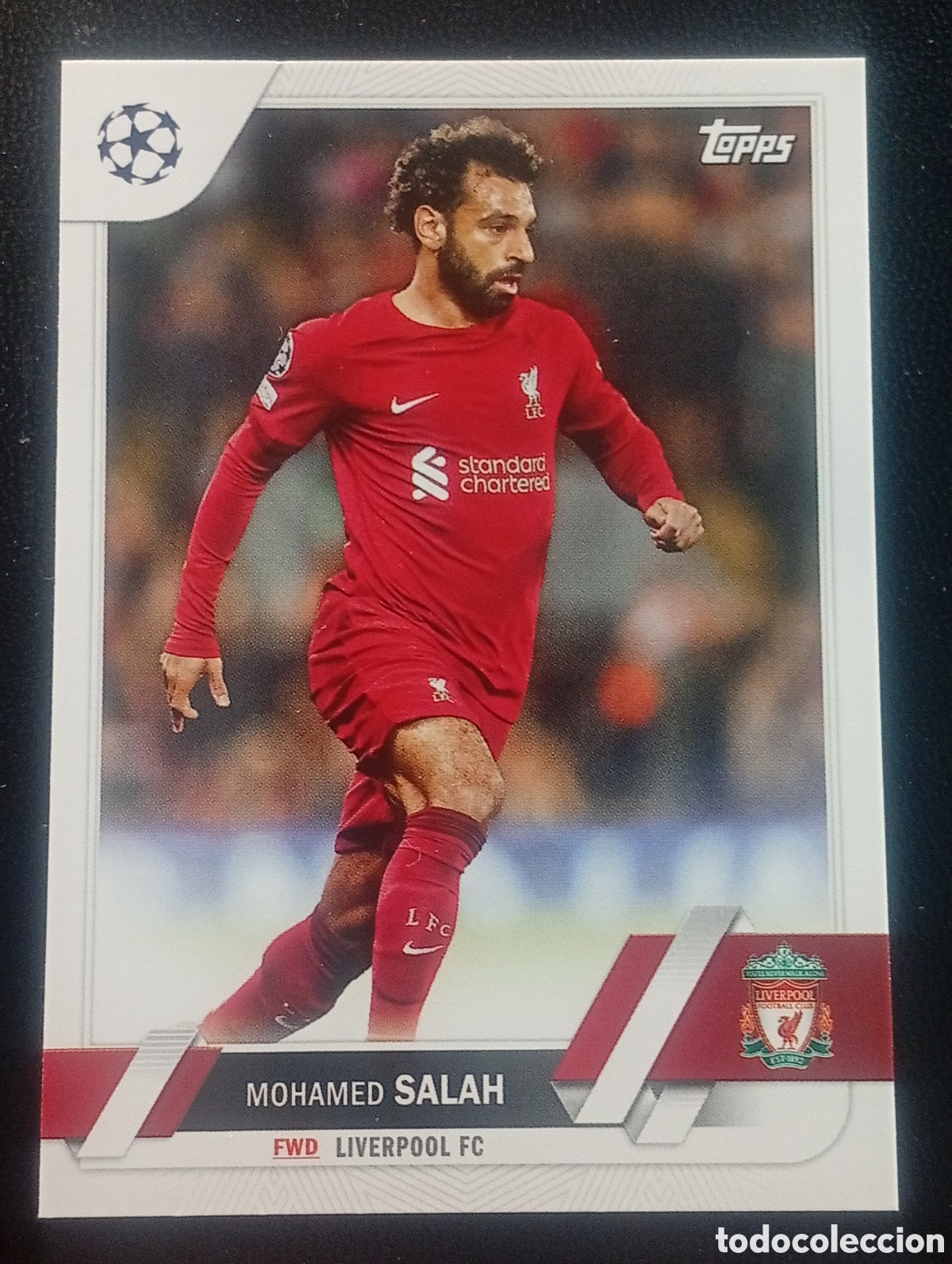 Cromos de F&uacute;tbol: 71 SALAH LIVERPOOL 2022 2023 22 24 TOPPS COMPETITIONS CROMOS CARDS PANINI MATCH