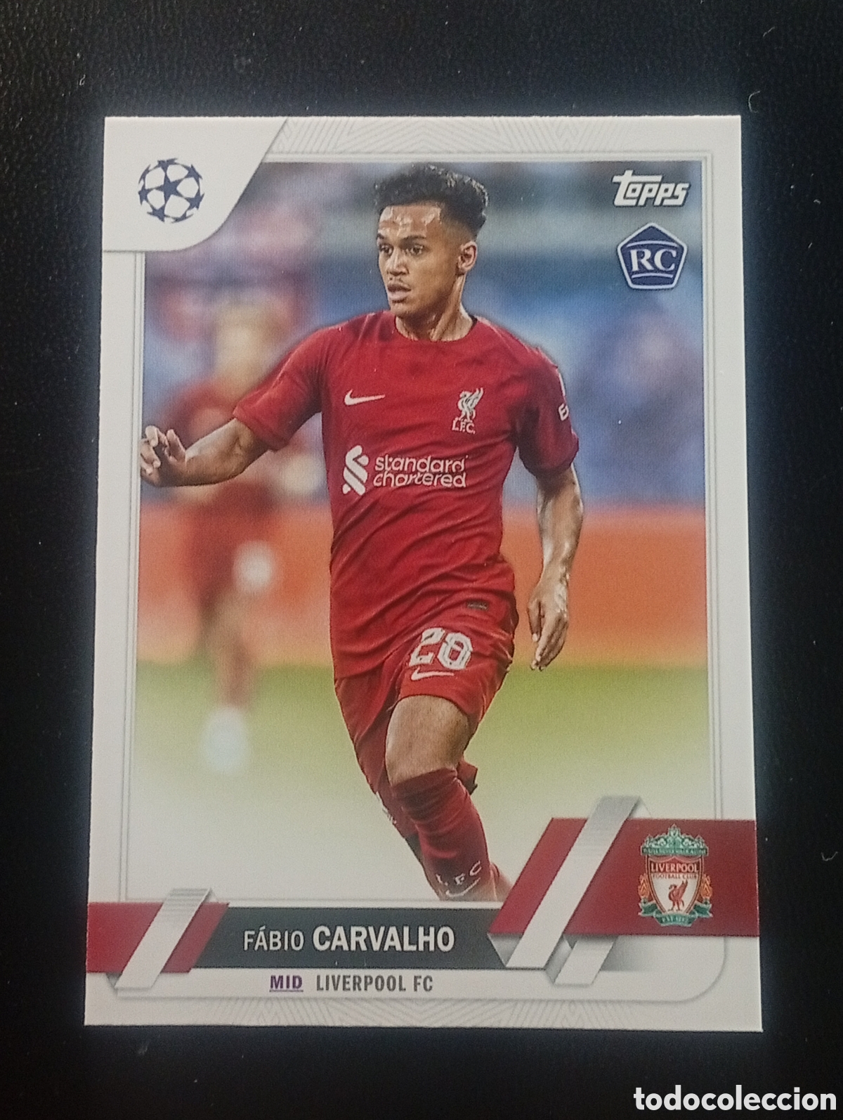 Cromos de F&uacute;tbol: 28 rookie FABIO CARVALHO LIVERPOOL 2022 2023 22 24 TOPPS COMPETITIONS CROMOS CARDS PANINI MATCH
