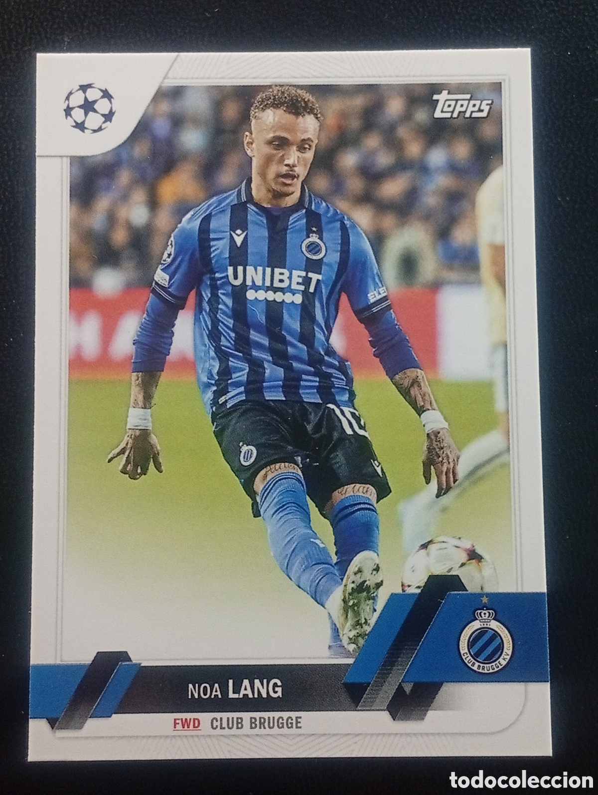 Cromos de F&uacute;tbol: 4 NOA LANG BRUGGE 2022 2023 22 24 TOPPS COMPETITIONS CROMOS CARDS PANINI MATCH