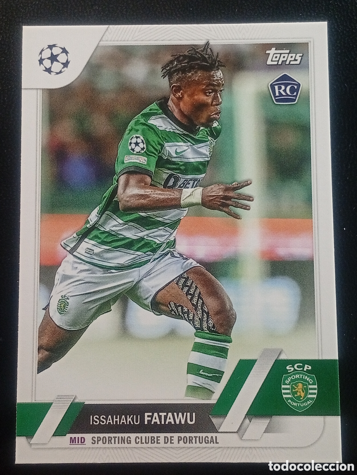 Cromos de F&uacute;tbol: 119 rookie FATAWU SPORTING PORTUGAL 2022 2023 22 23 TOPPS COMPETITIONS CROMOS CARDS PANINI MATCH