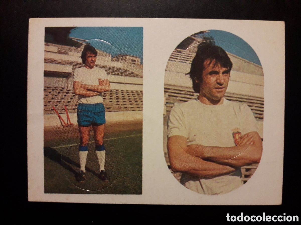 Cromos de F&uacute;tbol: VIOLETA ZARAGOZA ED MAGA 1975 1976 75 76 N&deg; 208 Y 219 SIN PEGAR, PEDIDO M&Iacute;NIMO 3&euro;